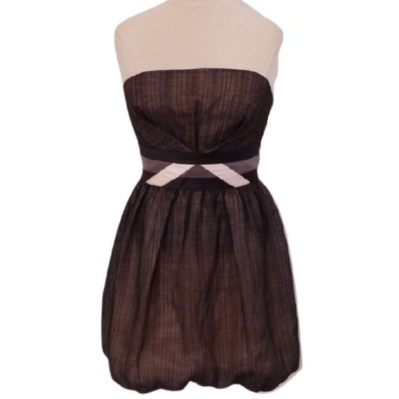 BCBGeneration Bubble Hem Strapless Mini Dress- Sz. 6 - Picture 1 of 4